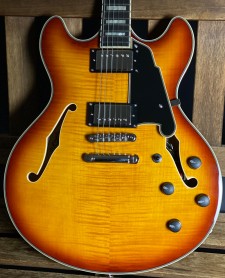 Dangelico Premier DC Dark Iced Tea Burst